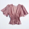 Charlotte Top - Ballet Pink Organza -Fashion Shop IMG 9133 lisa says gah blouse pink