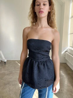 Cecile Top - Black -Fashion Shop IMG 9198 laagam corset black