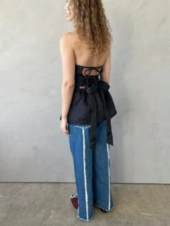 Cecile Top - Black -Fashion Shop IMG 9225 laagam corset black