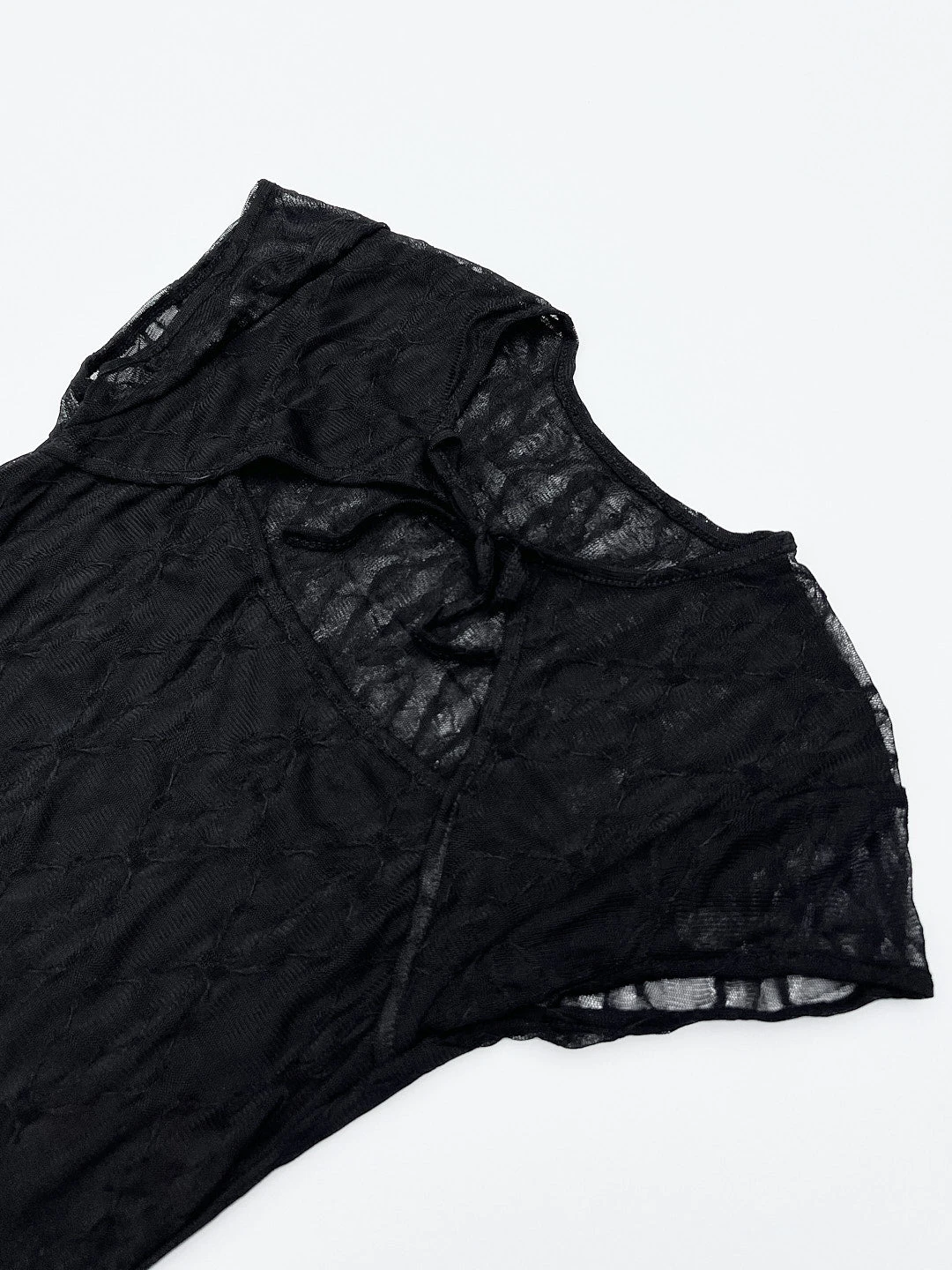 Mariposa Lace Bow Tee - Night 5 Mariposa Lace Bow Tee - Night - Image 3