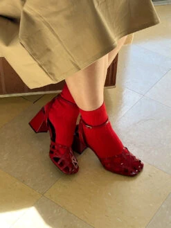 Arana Shoe - Roja -Fashion Shop IMG 9538 mutma arana heel red