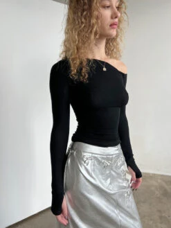 Ginny Top - Black -Fashion Shop IMG 9652 nia top black