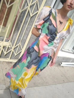 Anoita Dress - Aristea Floral -Fashion Shop IMG 9765digi untitled in motion dress black