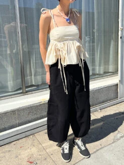 Chef Pant - Licorice Black -Fashion Shop IMG 9953 ella mae top tan