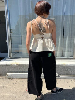 Chef Pant - Licorice Black -Fashion Shop IMG 9970 ella mae top tan