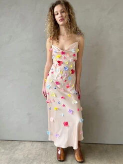 Likes Me Not Dress - Sand -Fashion Shop IMG 9979 tyler mcgillavry dress flower