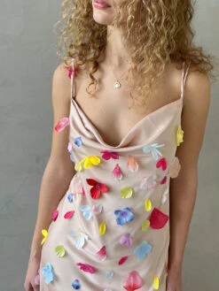 Likes Me Not Dress - Sand