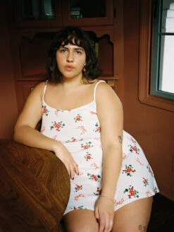 Hazel Mini Dress - Pointelle Bouquet -Fashion Shop LIND159 010 lisa says gah bisou hazel dress pointelle