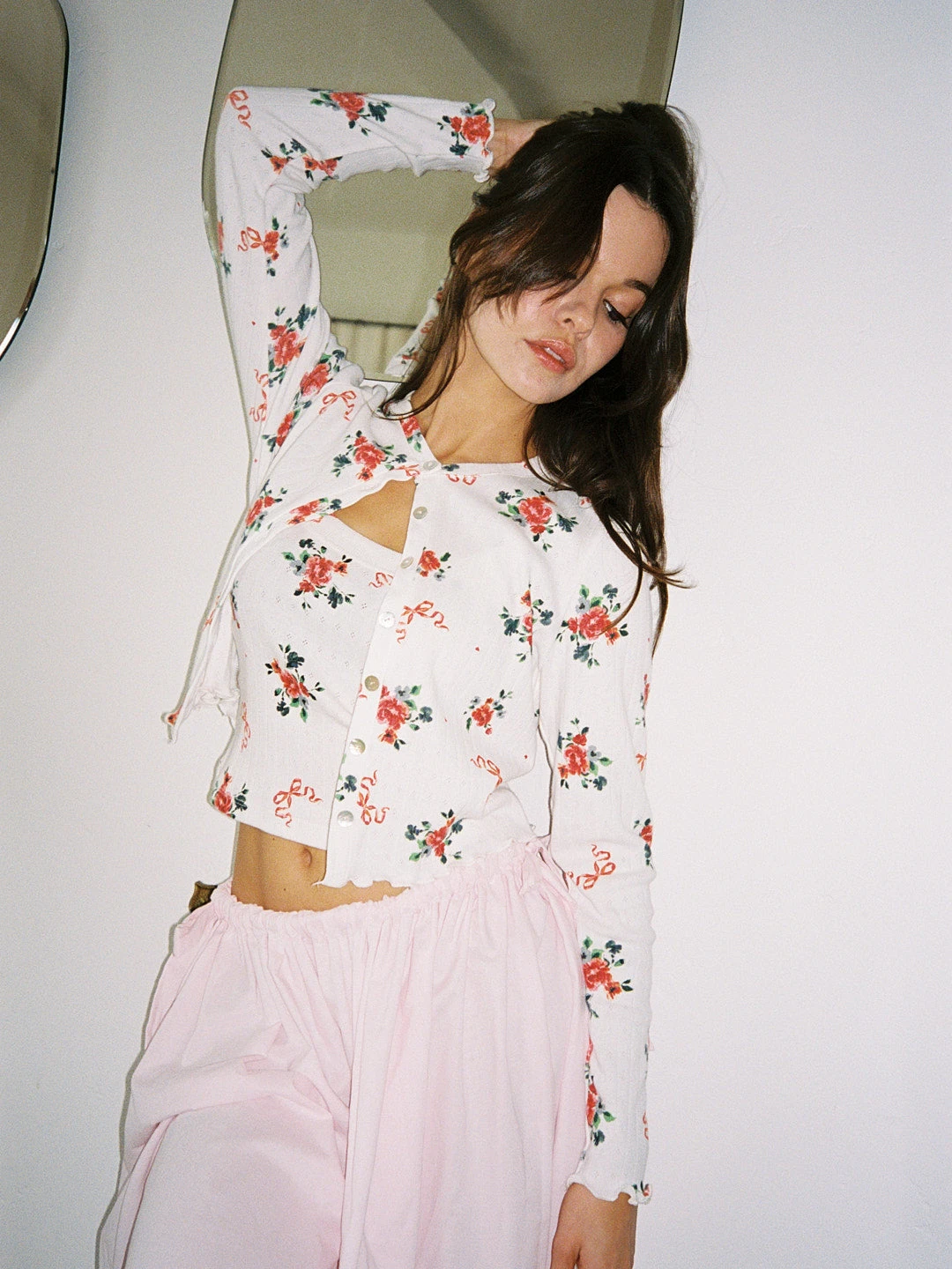 Poppy Cardi - Pointelle Bouquet 5 Poppy Cardi - Pointelle Bouquet - Image 3