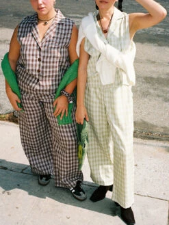 Meryl Set - Pistachio Plaid -Fashion Shop LIND335 031 9b273e7c 36c2 41e1 b4af 70dece2ac931