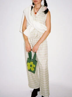 Meryl Set - Pistachio Plaid