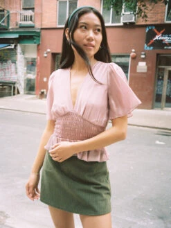 Charlotte Top - Ballet Pink Organza -Fashion Shop LIND504 029 lisa says gah blouse pink