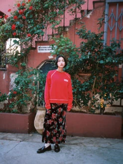 Malibu Pier Sweatshirt - Red/White 13 Malibu Pier Sweatshirt - Red/White -Fashion Shop LIND539 072