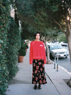 Malibu Pier Sweatshirt - Red/White 15 Malibu Pier Sweatshirt - Red/White -Fashion Shop LIND539 074