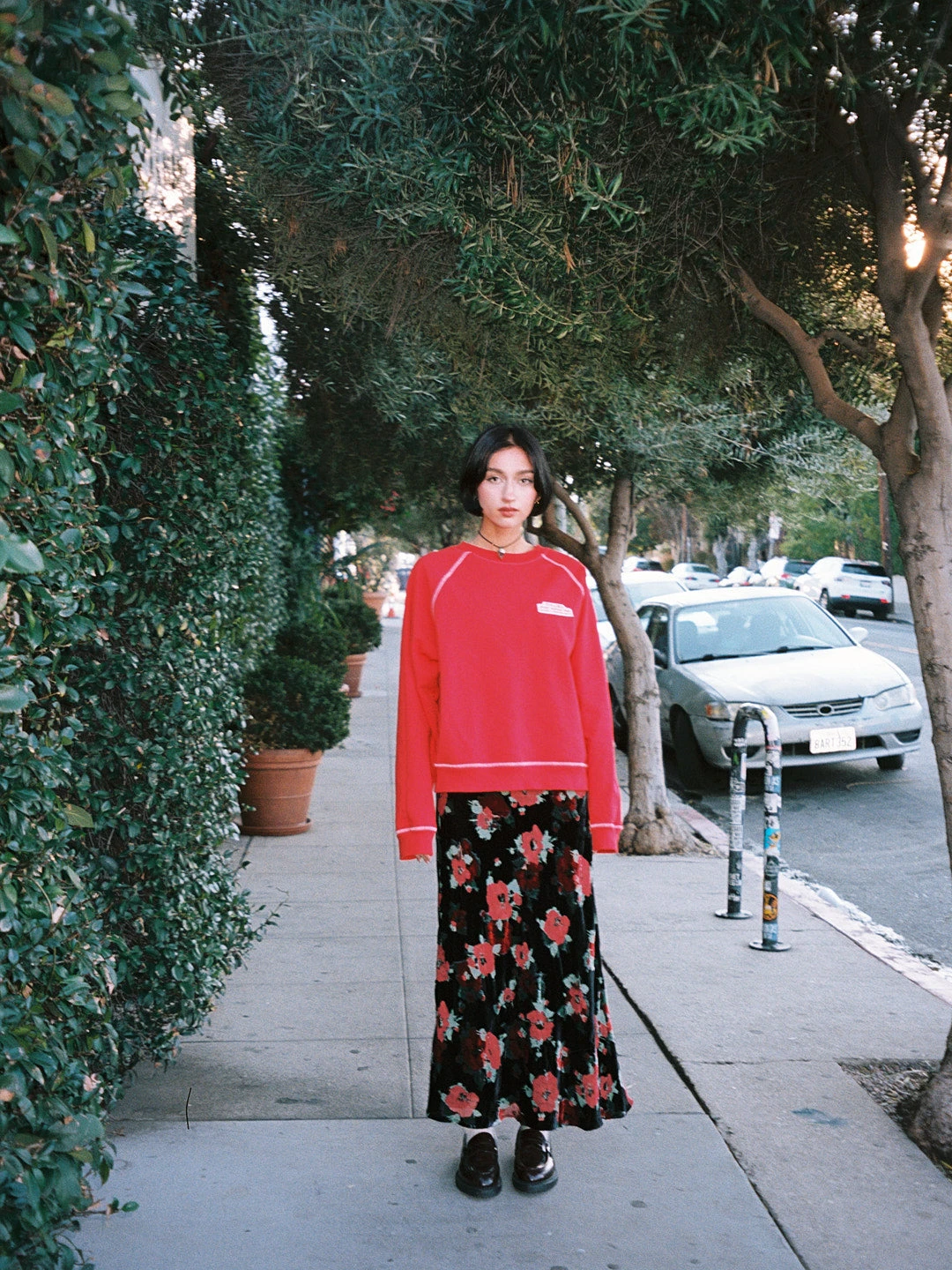Malibu Pier Sweatshirt - Red/White 8 Malibu Pier Sweatshirt - Red/White - Image 6
