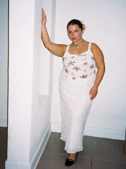 Lauren Maxi Skirt - Vanilla Ruffle -Fashion Shop LIND854 042 lisa says gah prespring lauren skirt white