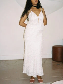 Lauren Maxi Skirt - Vanilla Ruffle -Fashion Shop LIND854 050 lisa says gah prespring lauren skirt white