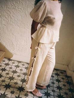 Petra Blouse - Cashew Rosette -Fashion Shop LIND854 101 lisa says gah prespring evelyn pant white 69ebb076 4176 4cad b016 2989c86b7afa