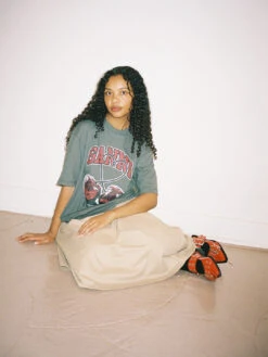 Ganni Future Heavy Cherry Tee - Ash -Fashion Shop LIND854 119 ganni tshirt black