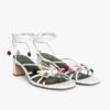 Margot Rosette Sandal - Swan/Multi -Fashion Shop MargotHeelsWhite Pair