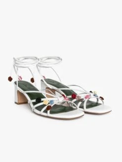 Margot Rosette Sandal - Swan/Multi
