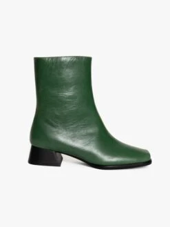 Quincy Boot - Green/Mustard Mix -Fashion Shop QuincyBootGreen YellowSingle Outside