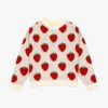 Ella Sweater - Strawberries 1 Ella Sweater - Strawberries -Fashion Shop ella sweater strawberry