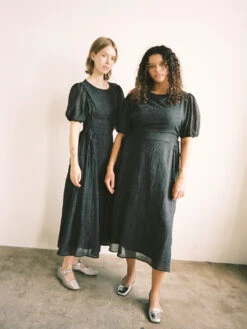 Gianna Dress - Black Rosette 18 Gianna Dress - Black Rosette -Fashion Shop lind227 020 lisa says gah spring gianna dress black