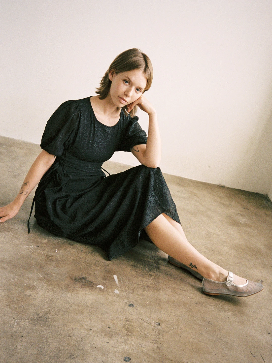 Gianna Dress - Black Rosette 12 Gianna Dress - Black Rosette - Image 10