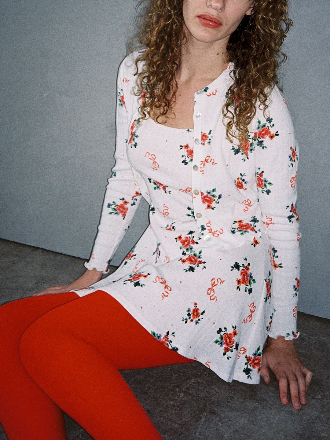 Poppy Cardi - Pointelle Bouquet 11 Poppy Cardi - Pointelle Bouquet - Image 9