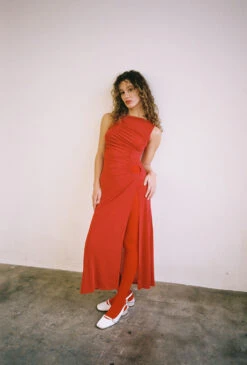 Mackie Heel - White Satin -Fashion Shop lind258 024