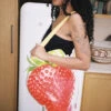 Strawberry Tote - Strawberry -Fashion Shop lind650 076 tyler mcgillivary bag strawberry