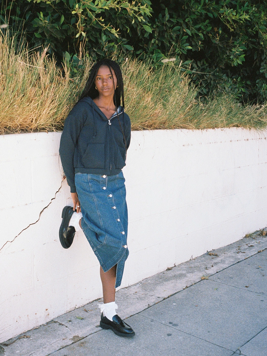 Rosie Zip Up - Washed Black 8 Rosie Zip Up - Washed Black - Image 6