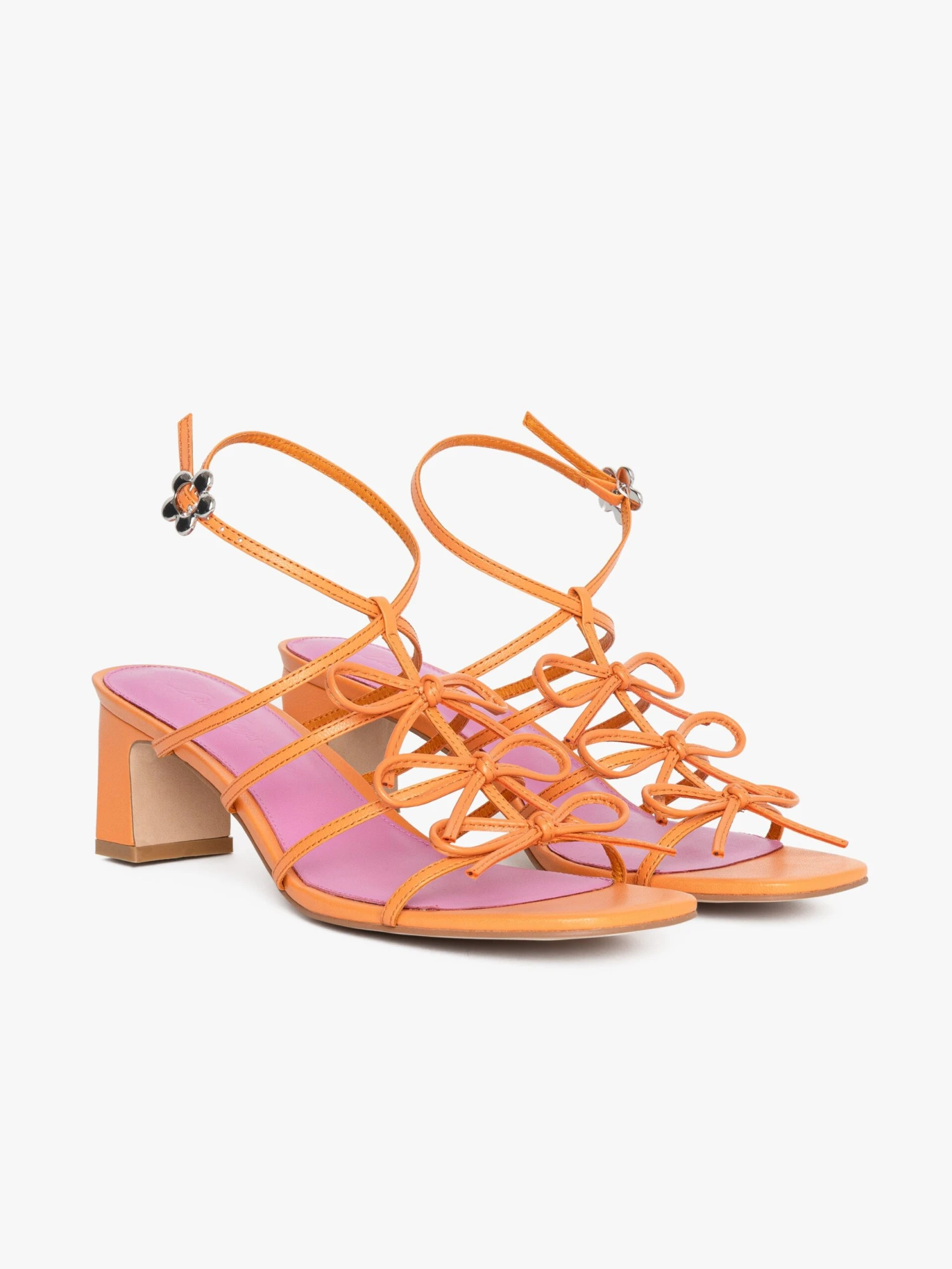 Carrie Bow Sandal - Creamsicle/Rouge 4 Carrie Bow Sandal - Creamsicle/Rouge - Image 2