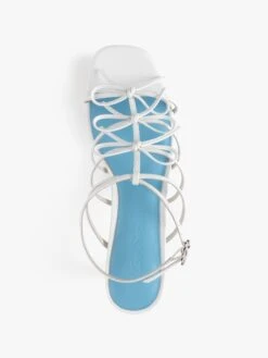 Carrie Bow Sandal - Cloud/Sky -Fashion Shop lisa says carrie whitetop