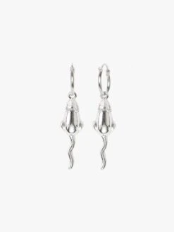 Silver Rat Hoop - Silver