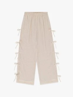 Evelyn Tie Pant - Cashew Rosette -Fashion Shop lisa says gah evelyn pant