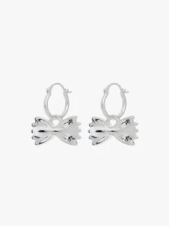 Farfalle Hoops - Silver