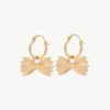 Farfalle Hoops - Gold 1 Farfalle Hoops - Gold -Fashion Shop lisa says gah farfalle hoops gold angle