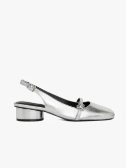 Mackie Heel - Silver -Fashion Shop lisa says gah mackie heel silver