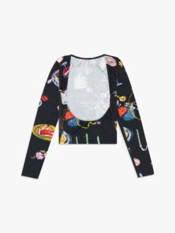 Rowan Top - Set The Table Caviar 15 Rowan Top - Set The Table Caviar -Fashion Shop set the table rowan top black back