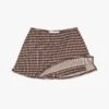 Darcy Skort - Cocoa Plaid -Fashion Shop skort plaid detail